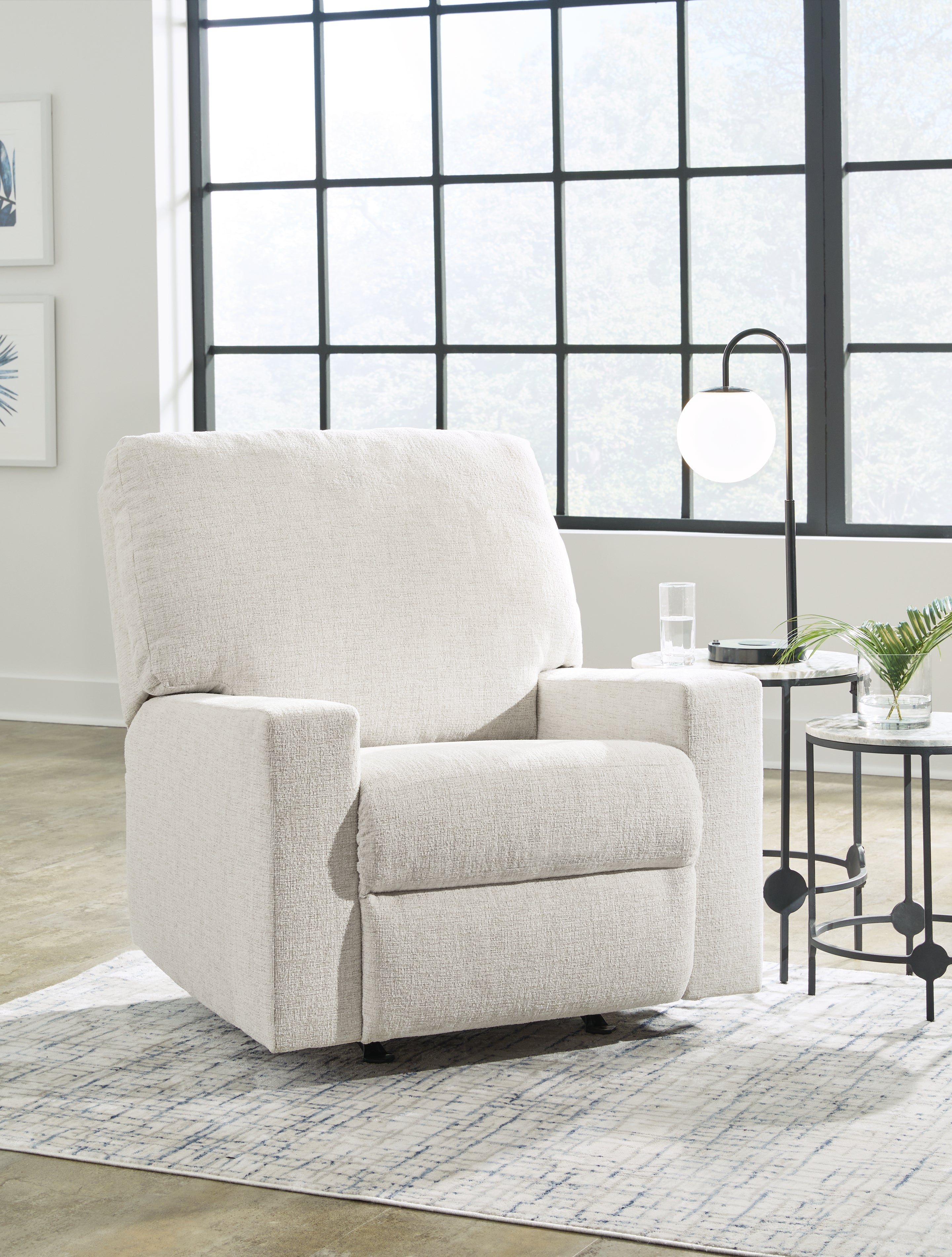 3 Brothers Decor - Ashley Furniture - Rannis Living Room - Rocker Recliner / Snow - 5360325