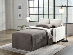 3 Brothers Decor - Ashley Furniture - Rannis Living Room - Twin Sofa Sleeper / Snow - 5360337