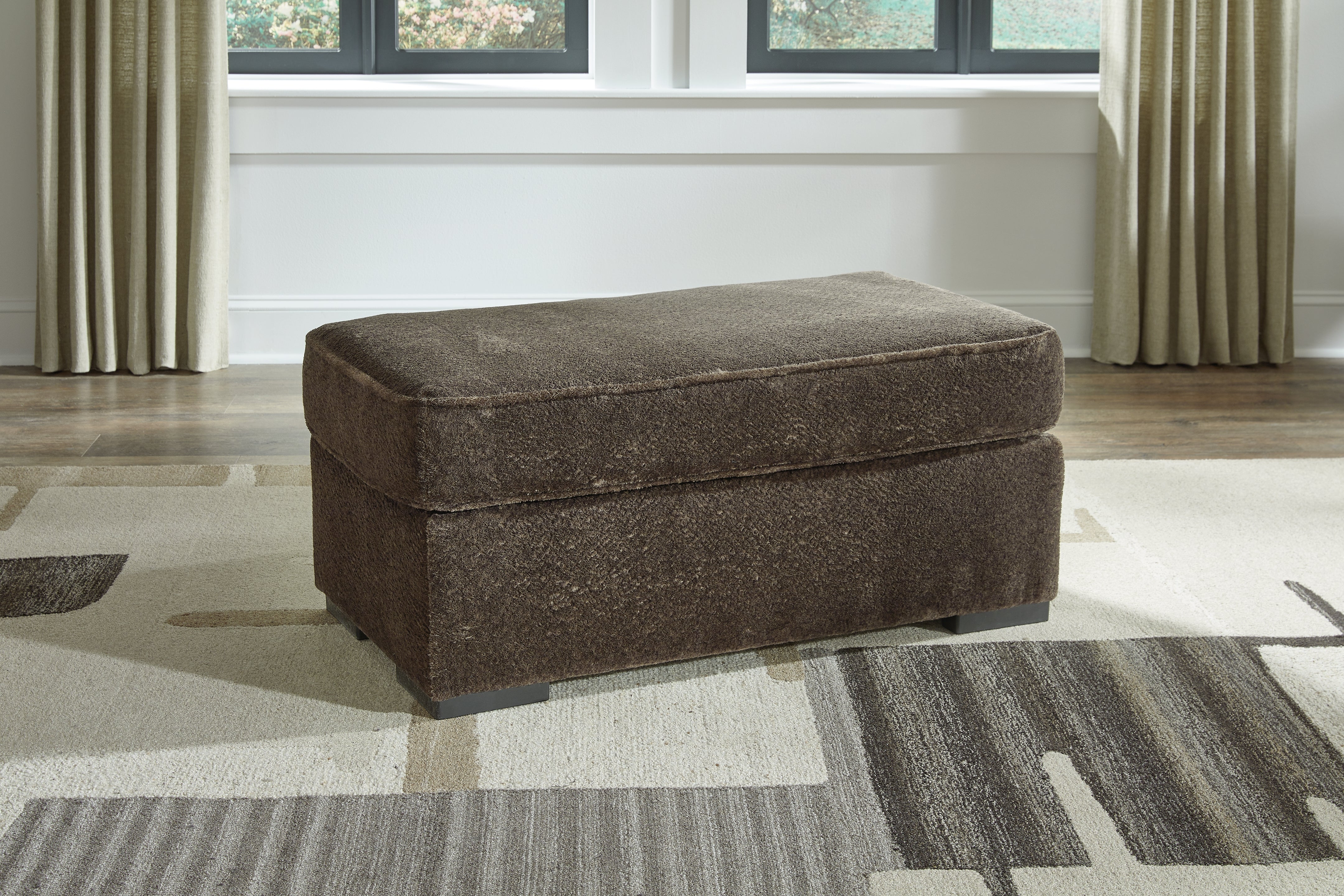 3 Brothers Decor - Ashley Furniture - Aylesworth Living Room - Ottoman / Chocolate - 5370214