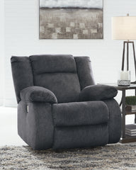3 Brothers Decor - Ashley Furniture - Burkner Living Room - Power Rocker Recliner / Marine - 5380498