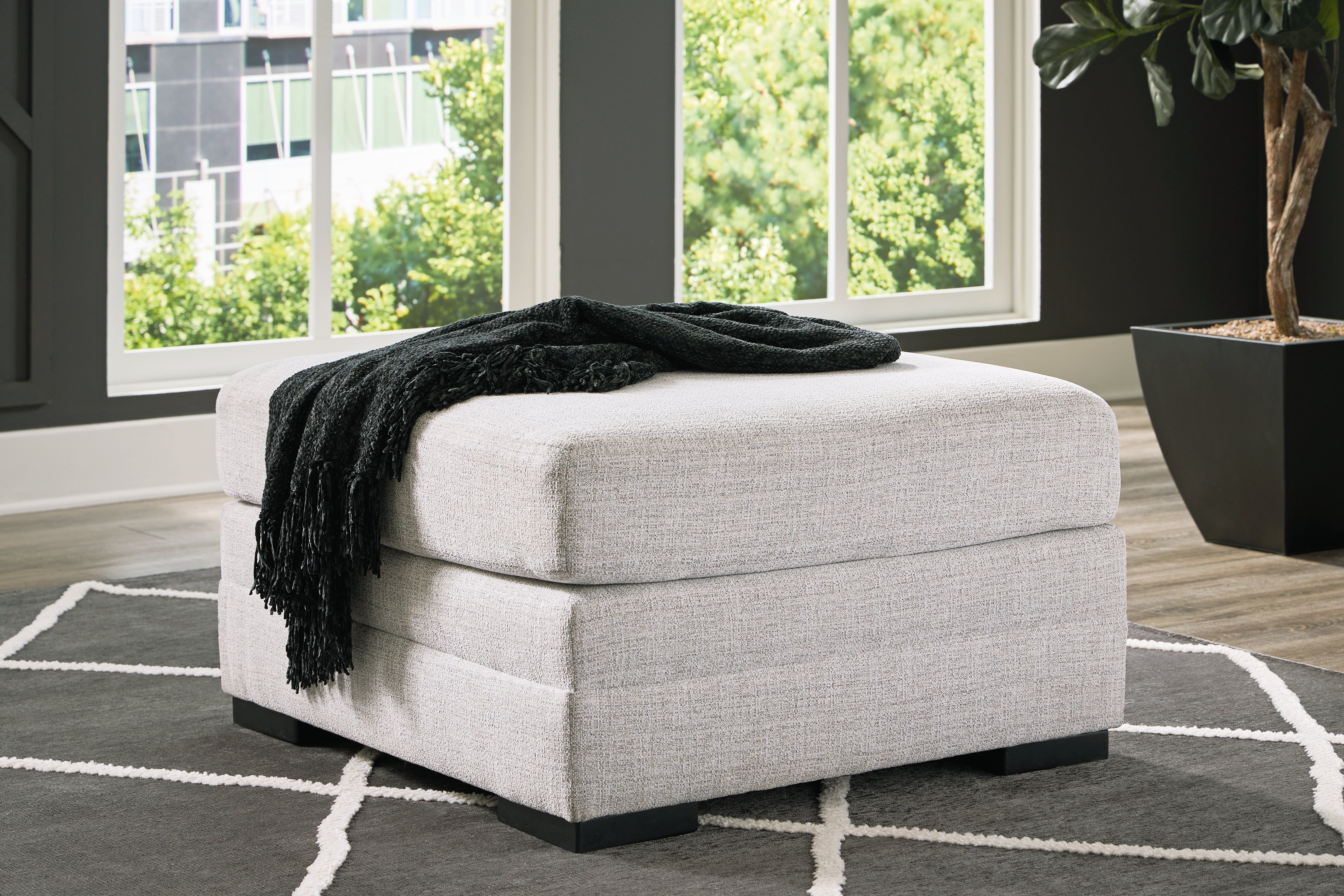 3 Brothers Decor - Ashley Furniture - Koralynn Living Room - Oversized Accent Ottoman / Stone - 5410208