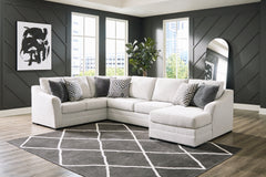 3 Brothers Decor - Ashley Furniture - Koralynn Sectional - LAF 3-Piece Sectional with Chaise / Stone - 54102S2