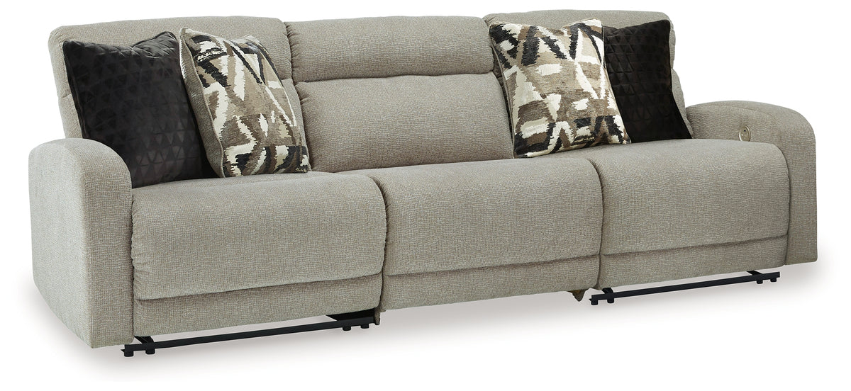3 Brothers Decor - Ashley Furniture - Colleyville Sectional - 3-Piece Power Reclining Sectional Sofa - 54405S8