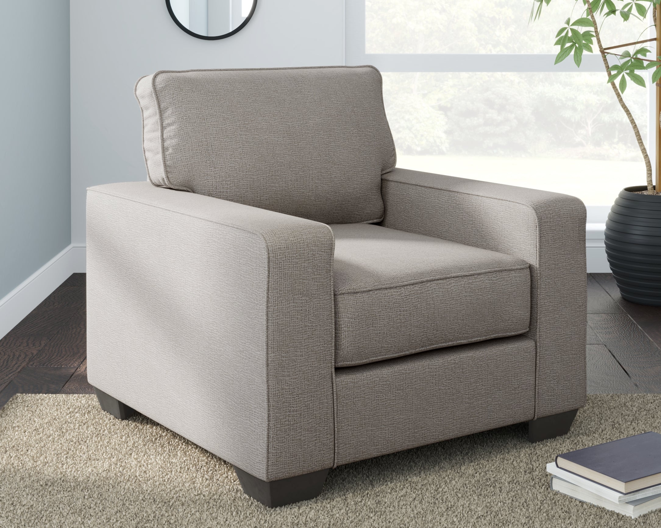3 Brothers Decor - Ashley Furniture - Greaves Living Room - Chair / Stone - 5510420
