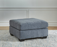 3 Brothers Decor - Ashley Furniture - Marleton Living Room - Oversized Accent Ottoman / Denim - 5530308