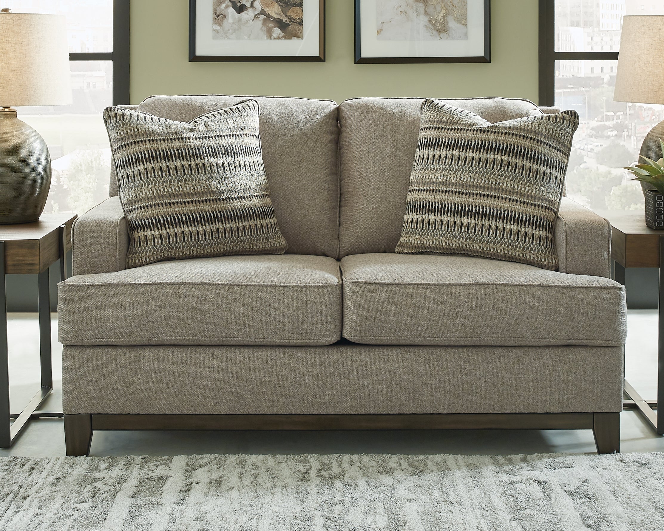 3 Brothers Decor - Ashley Furniture - Kaywood Living Room - Loveseat / Granite - 5630335