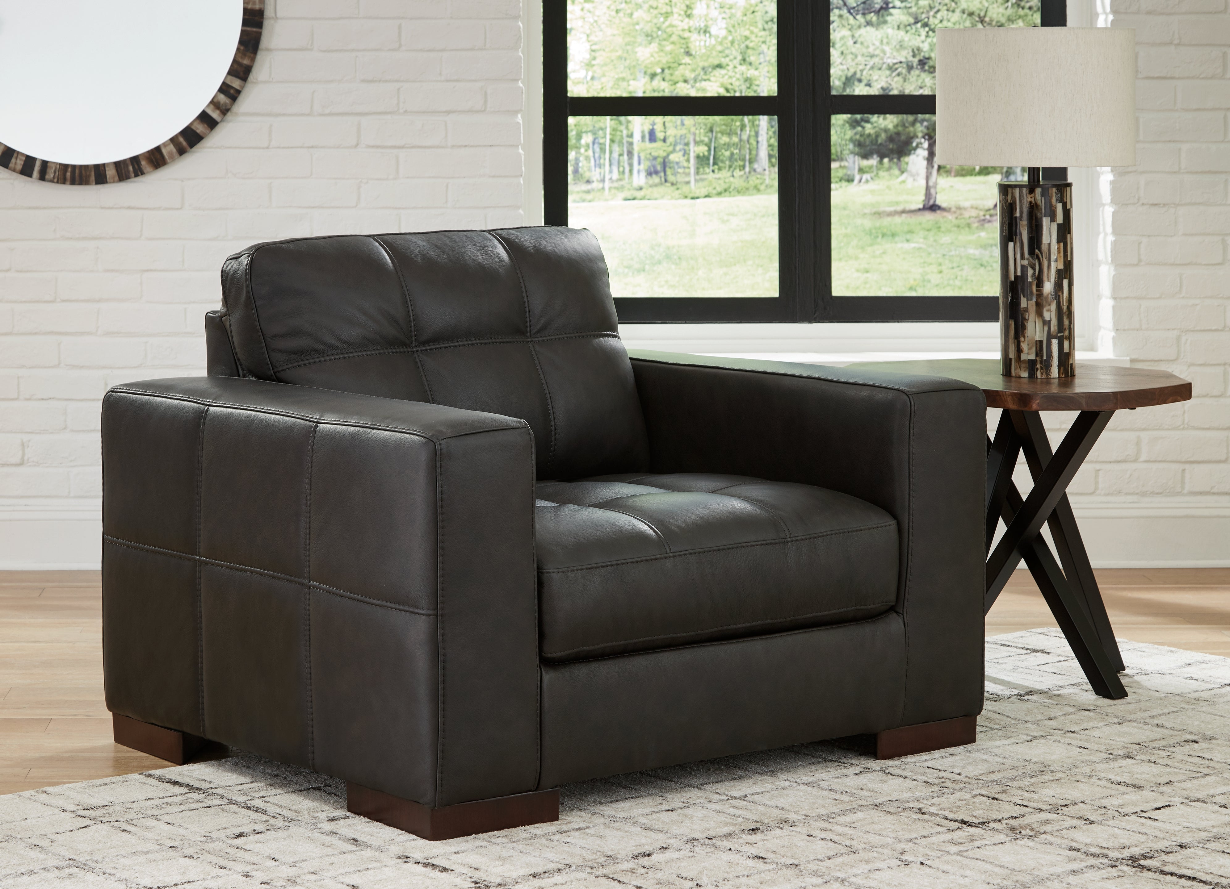 3 Brothers Decor - Ashley Furniture - Luigi Living Room - Chair and a Half / Thunder - 5650623
