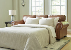 3 Brothers Decor - Ashley Furniture - Carianna Living Room - Queen Sofa Sleeper / Caramel - 5760439