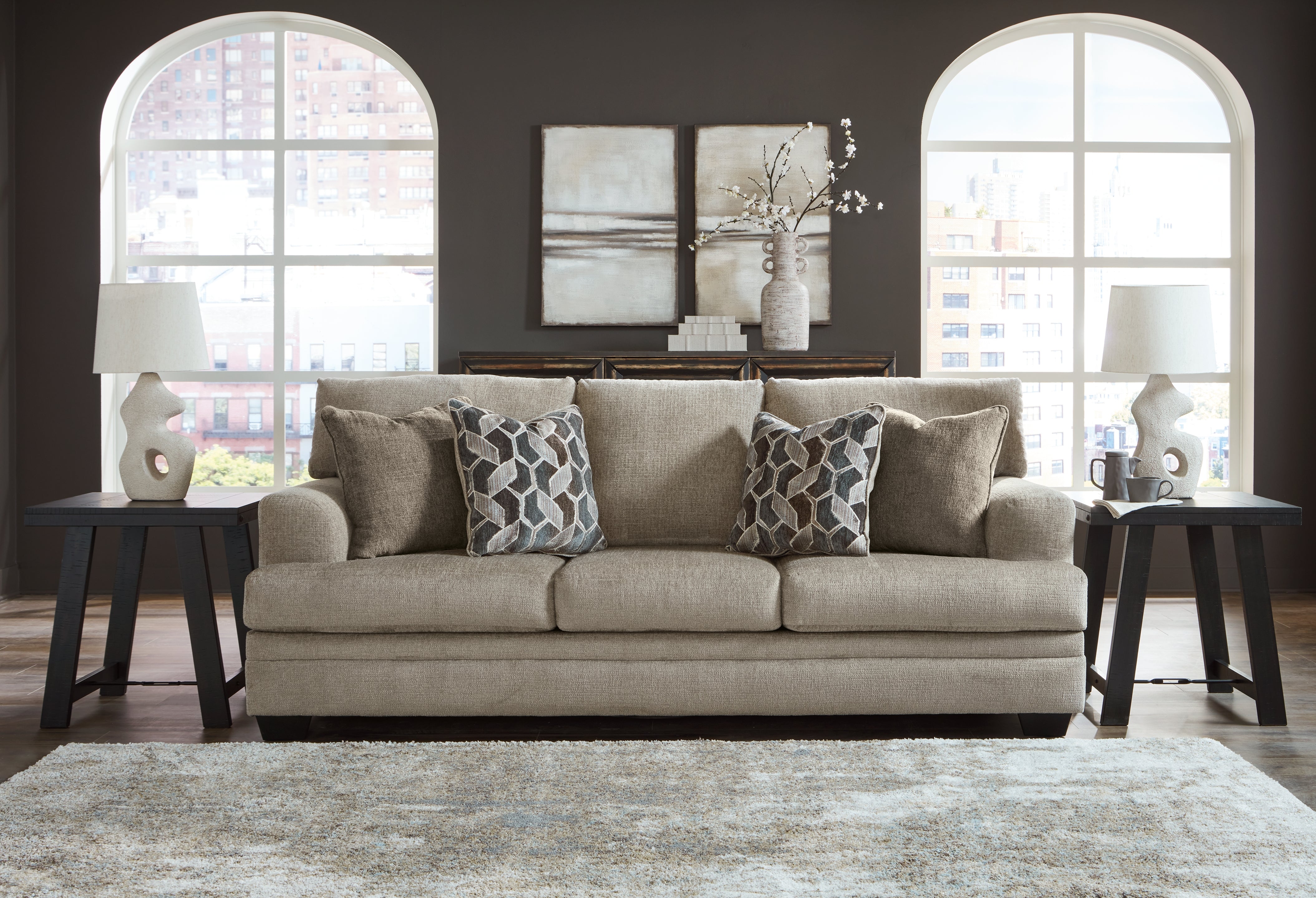 3 Brothers Decor - Ashley Furniture - Stonemeade Living Room - Sofa / Taupe - 5950438