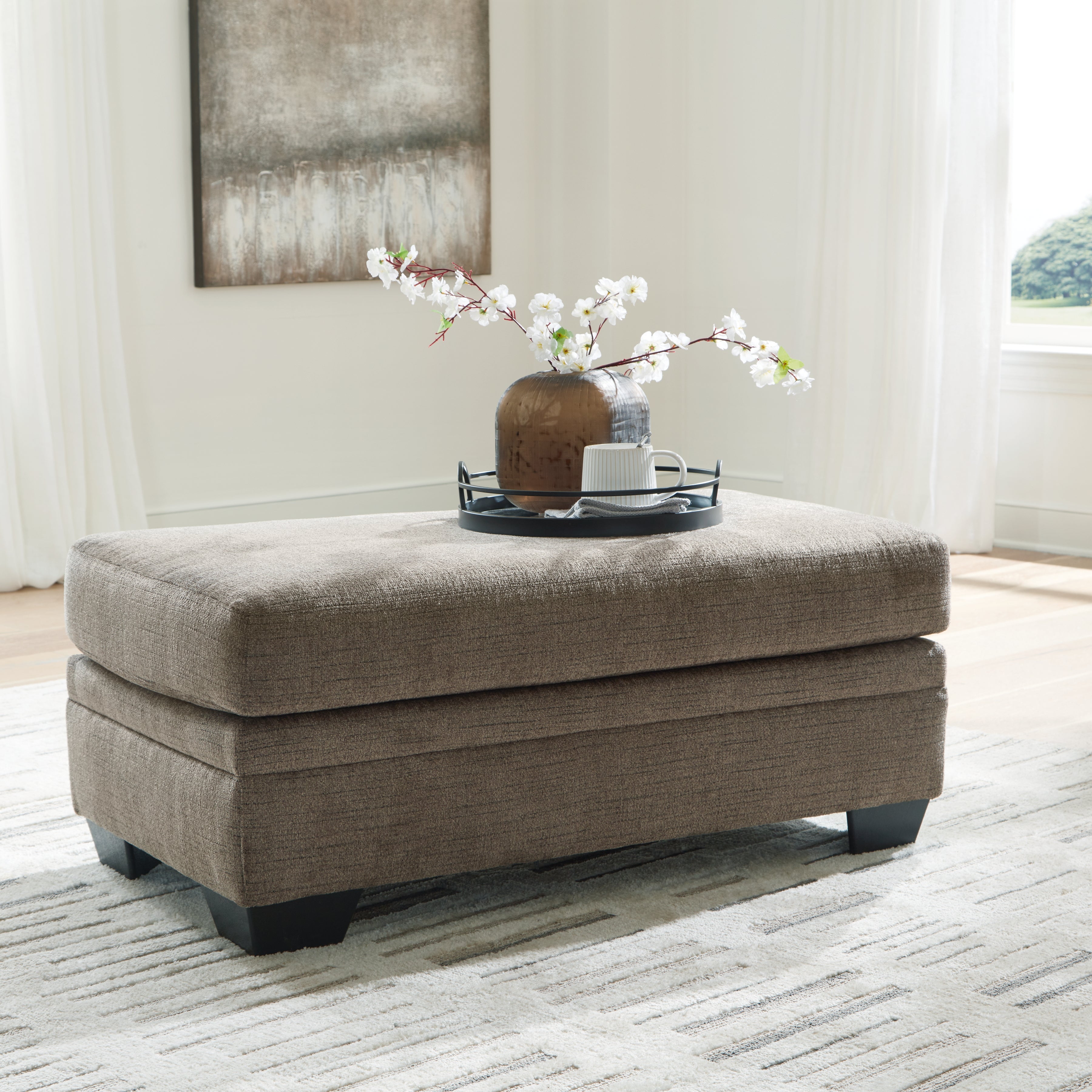 3 Brothers Decor - Ashley Furniture - Stonemeade Living Room - Ottoman / Nutmeg - 5950514