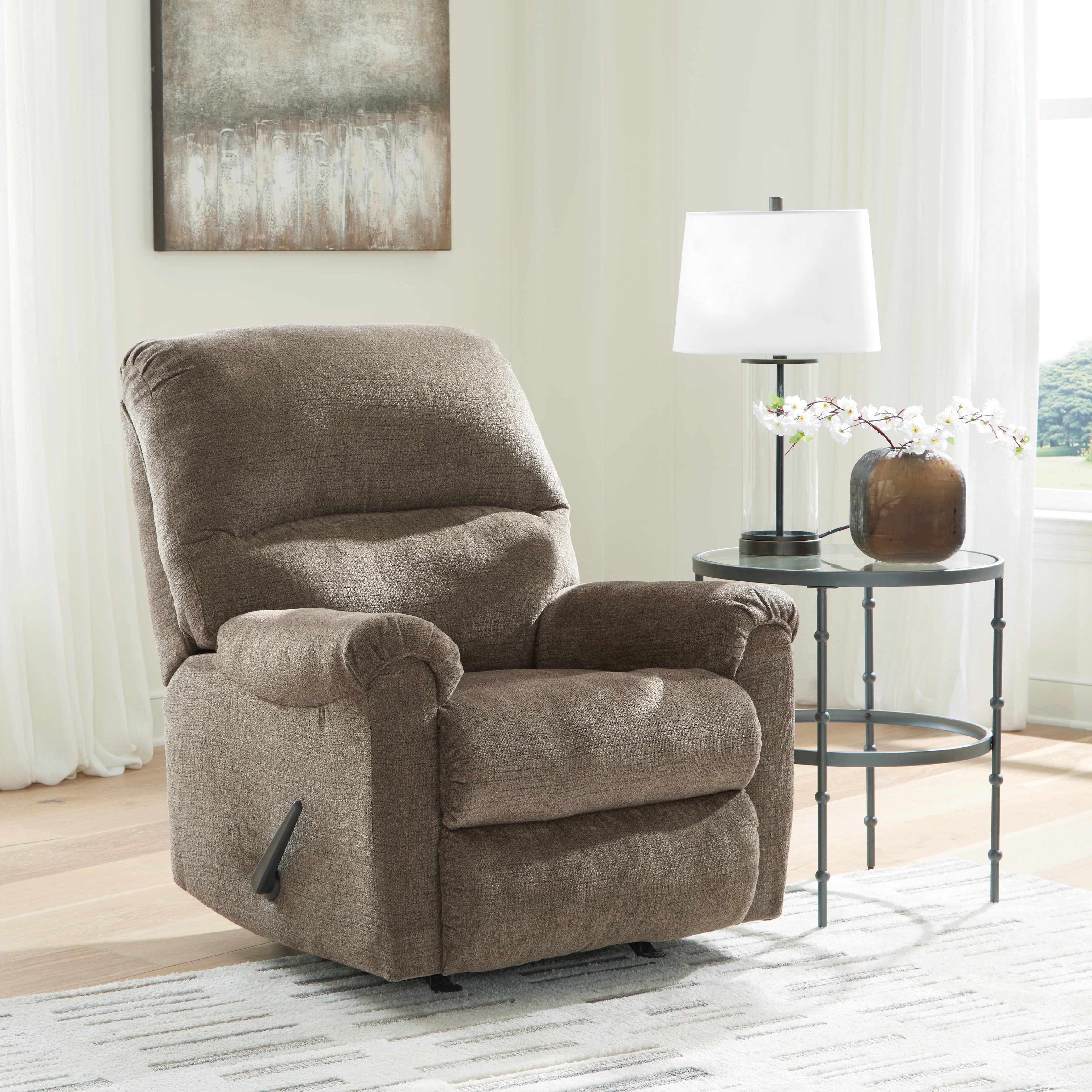 3 Brothers Decor - Ashley Furniture - Stonemeade Living Room - Rocker Recliner / Nutmeg - 5950525