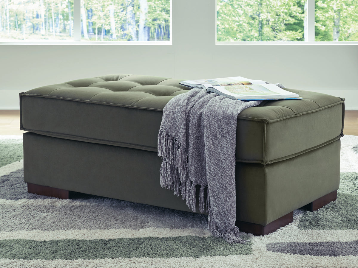 3 Brothers Decor - Ashley Furniture - Caspian-Town Living Room - Oversized Accent Ottoman / Olive - PC6170208