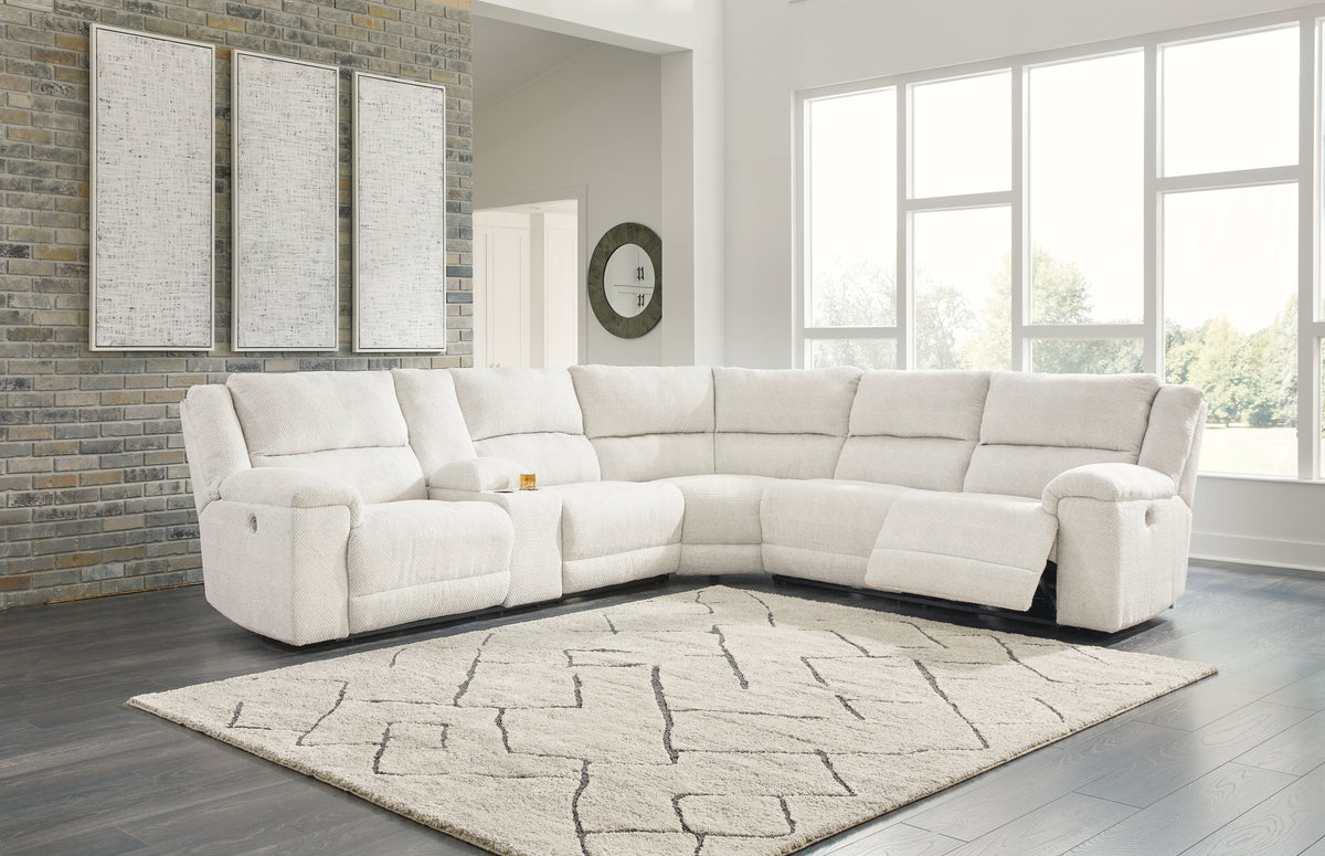 3 Brothers Decor - Ashley Furniture - Keensburg Sectional - 3-Piece Power Reclining Sectional - 61807S1