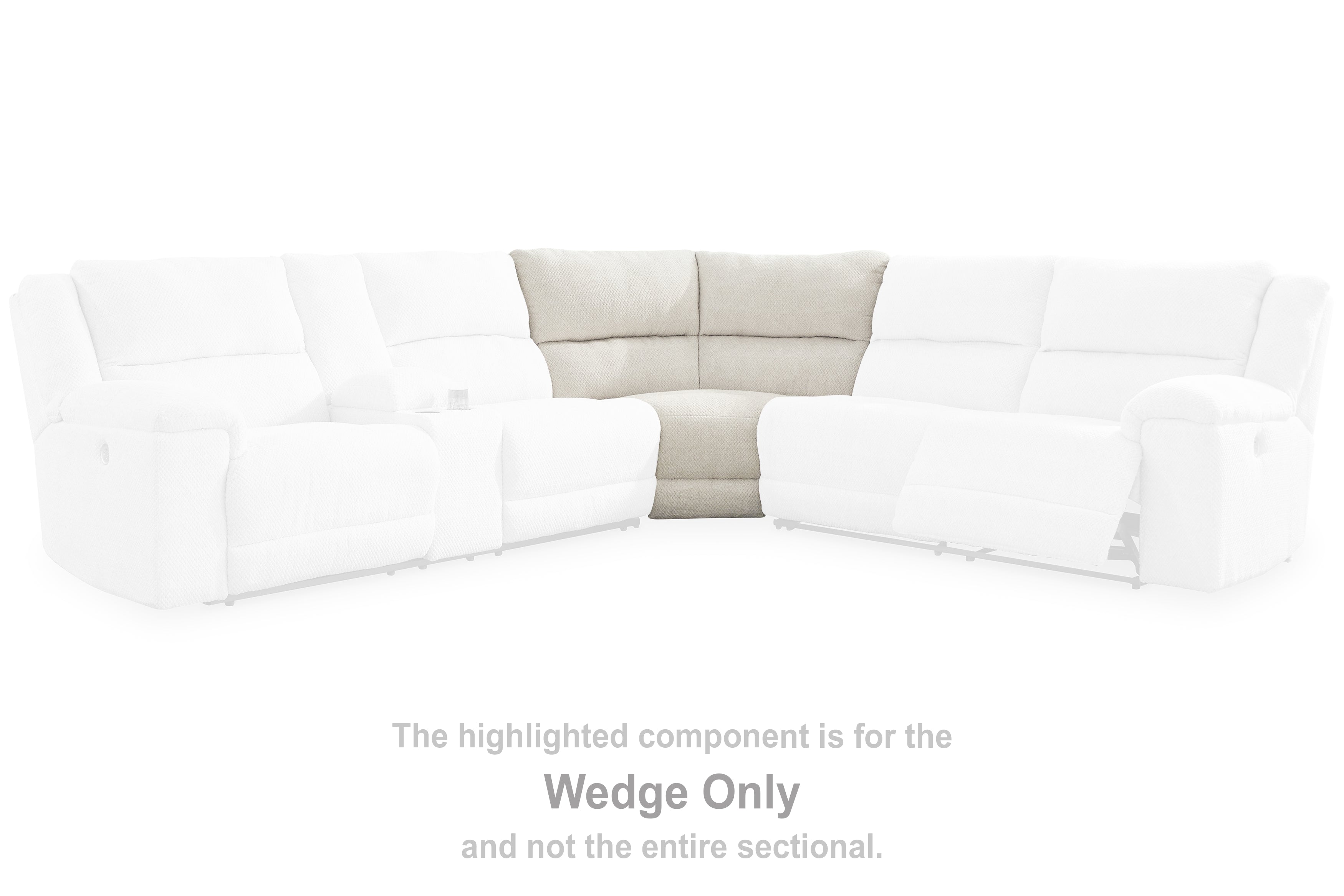 3 Brothers Decor - Ashley Furniture - Keensburg Sectional - Wedge / Linen - 6180777