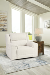 3 Brothers Decor - Ashley Furniture - Keensburg Living Room - Wide Seat Power Recliner / Linen - 6180782