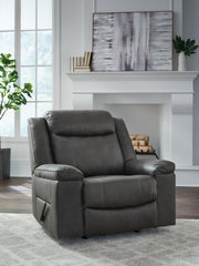 3 Brothers Decor - Ashley Furniture - Status Check Living Room - Rocker Recliner / Shadow - PC6530725
