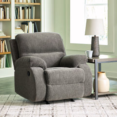3 Brothers Decor - Ashley Furniture - Scranto Living Room - Rocker Recliner / Brindle - 6650225