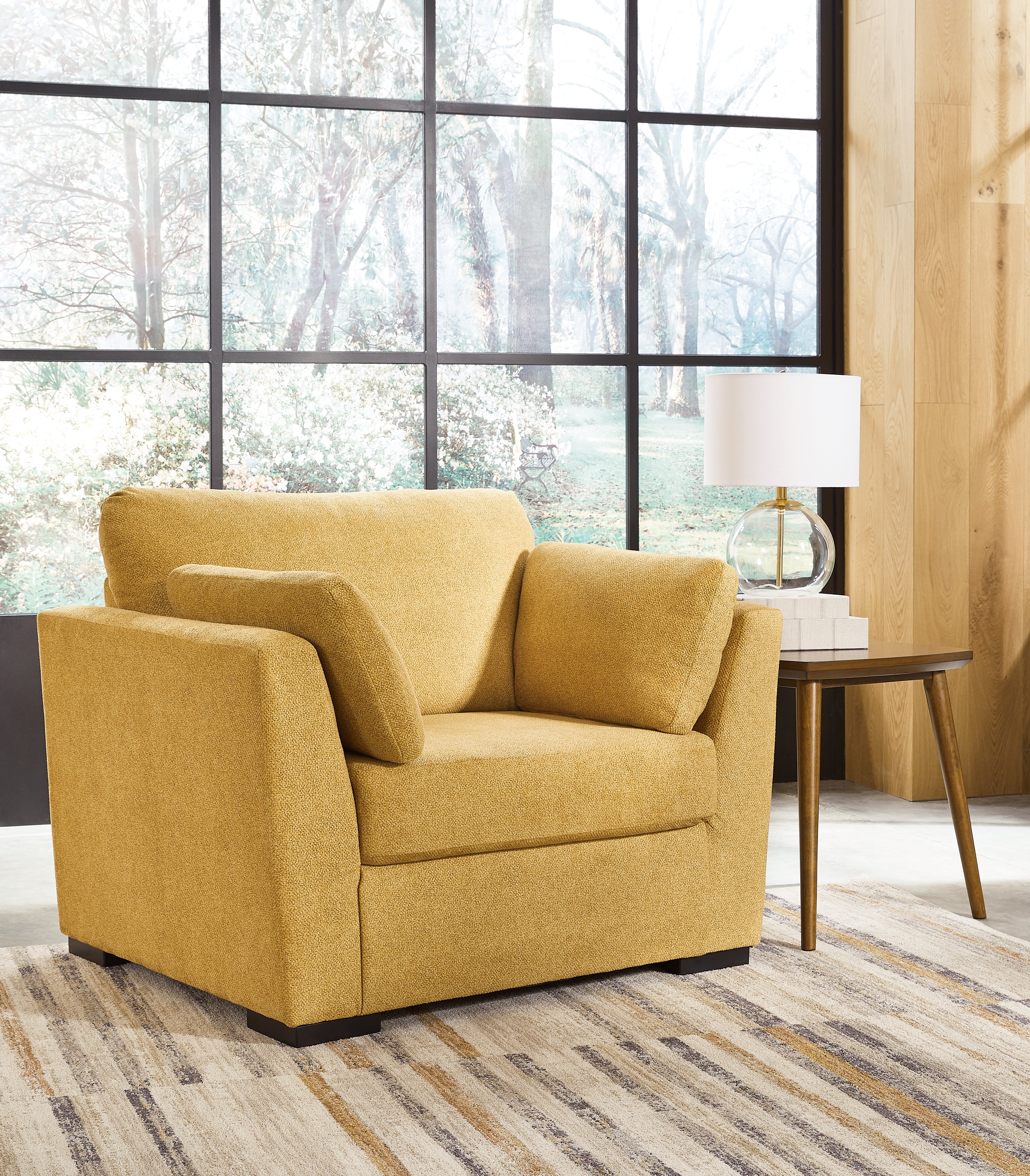 3 Brothers Decor - Ashley Furniture - Keerwick Living Room - Chair and a Half / Sunflower - 6750623