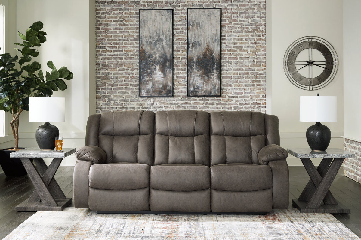 3 Brothers Decor - Ashley Furniture - First Base Living Room - Reclining Sofa - 6880488