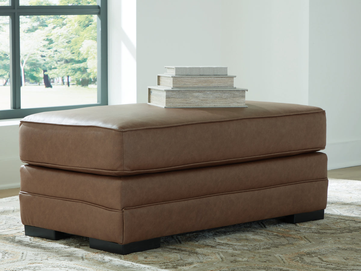 3 Brothers Decor - Ashley Furniture - VillaCourt Living Room - Ottoman / Caramel - 7490914