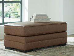 3 Brothers Decor - Ashley Furniture - VillaCourt Living Room - Ottoman / Caramel - 7490914