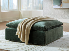 3 Brothers Decor - Ashley Furniture - Carriage View Living Room - Oversized Accent Ottoman / Jade - 7800108