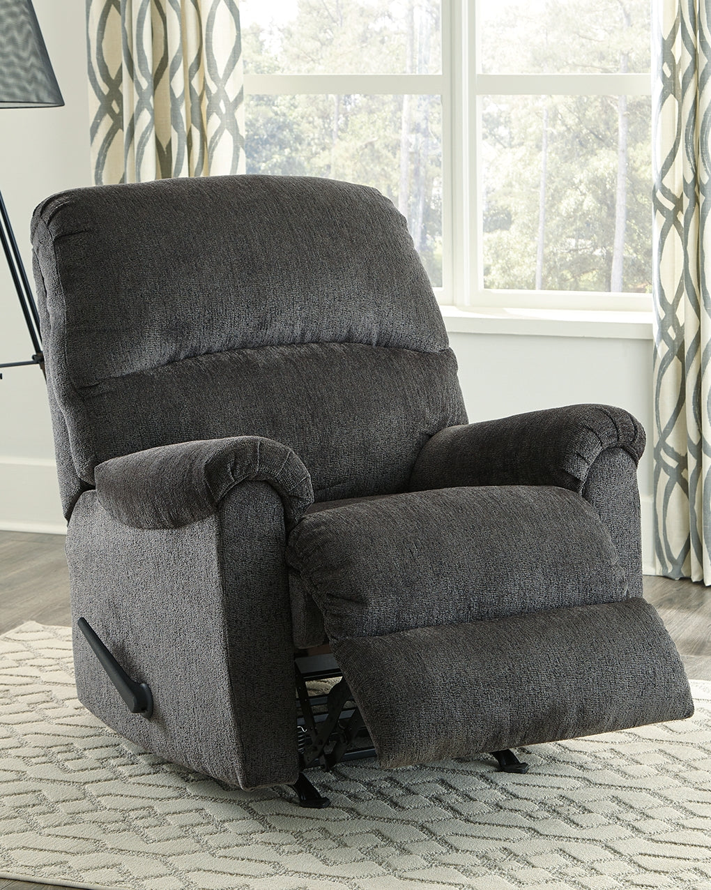 3 Brothers Decor - Ashley Furniture - Ballinasloe Living Room - Rocker Recliner / Smoke - 8070325
