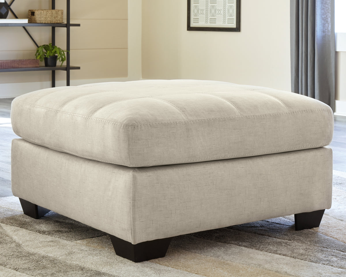3 Brothers Decor - Ashley Furniture - Falkirk Living Room - Oversized Accent Ottoman / Parchment - 8080608