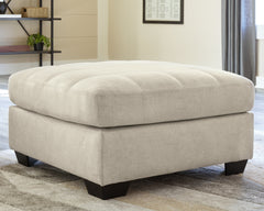 3 Brothers Decor - Ashley Furniture - Falkirk Living Room - Oversized Accent Ottoman / Parchment - 8080608