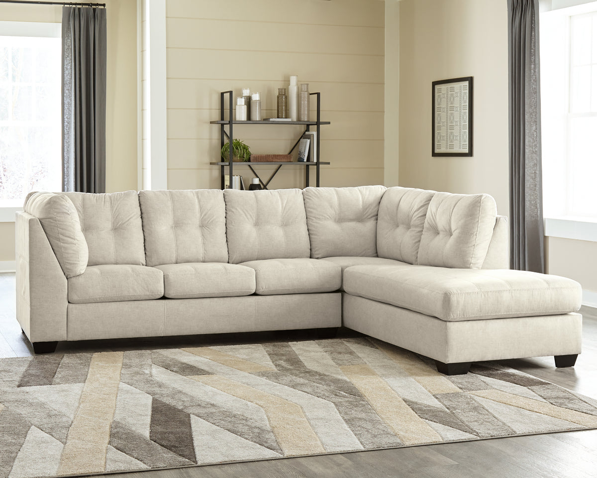 3 Brothers Decor - Ashley Furniture - Falkirk Sectional - LAF 2-Piece Sectional with Chaise - 80806S2
