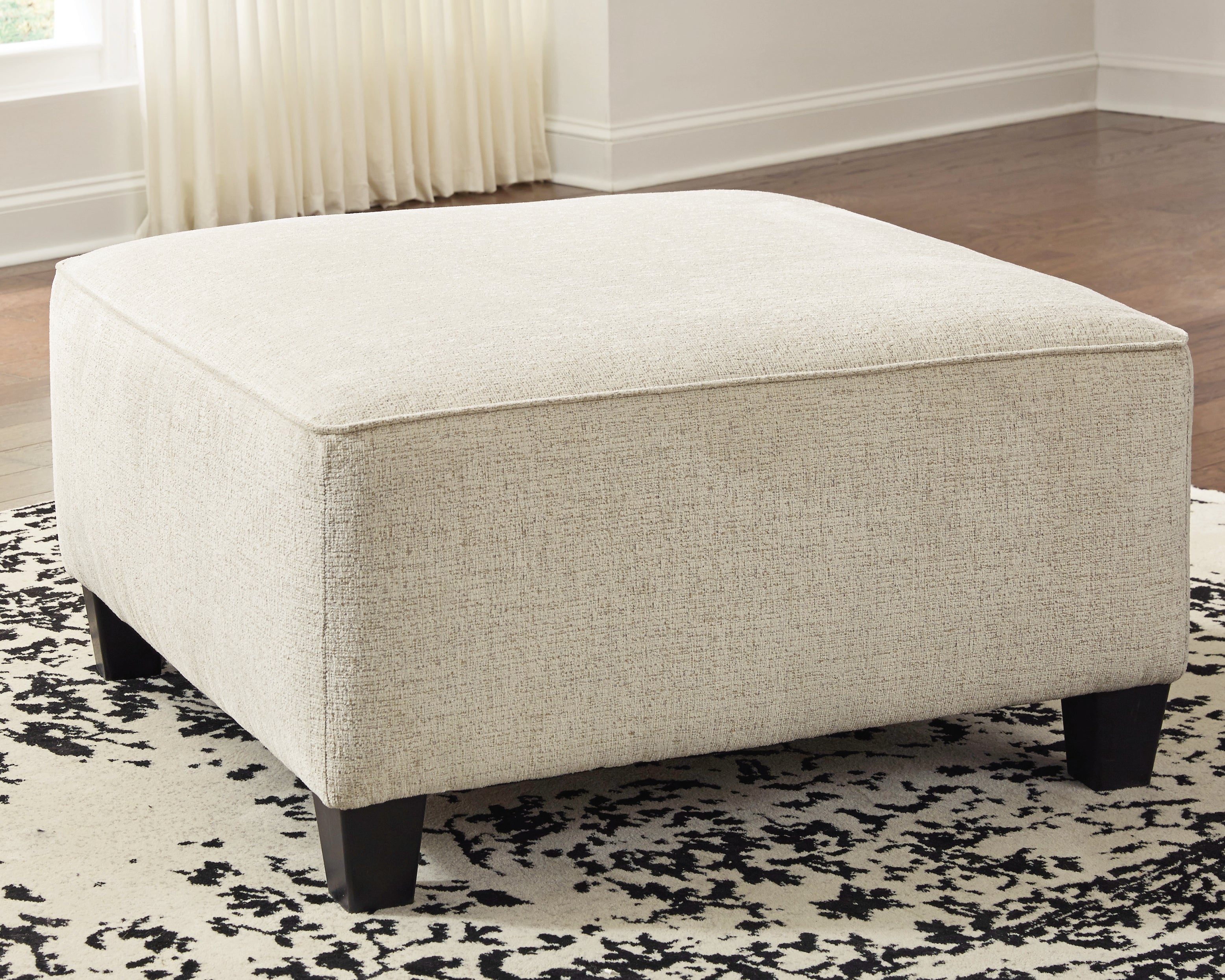 3 Brothers Decor - Ashley Furniture - Abinger Living Room - Oversized Accent Ottoman / Natural - 8390408