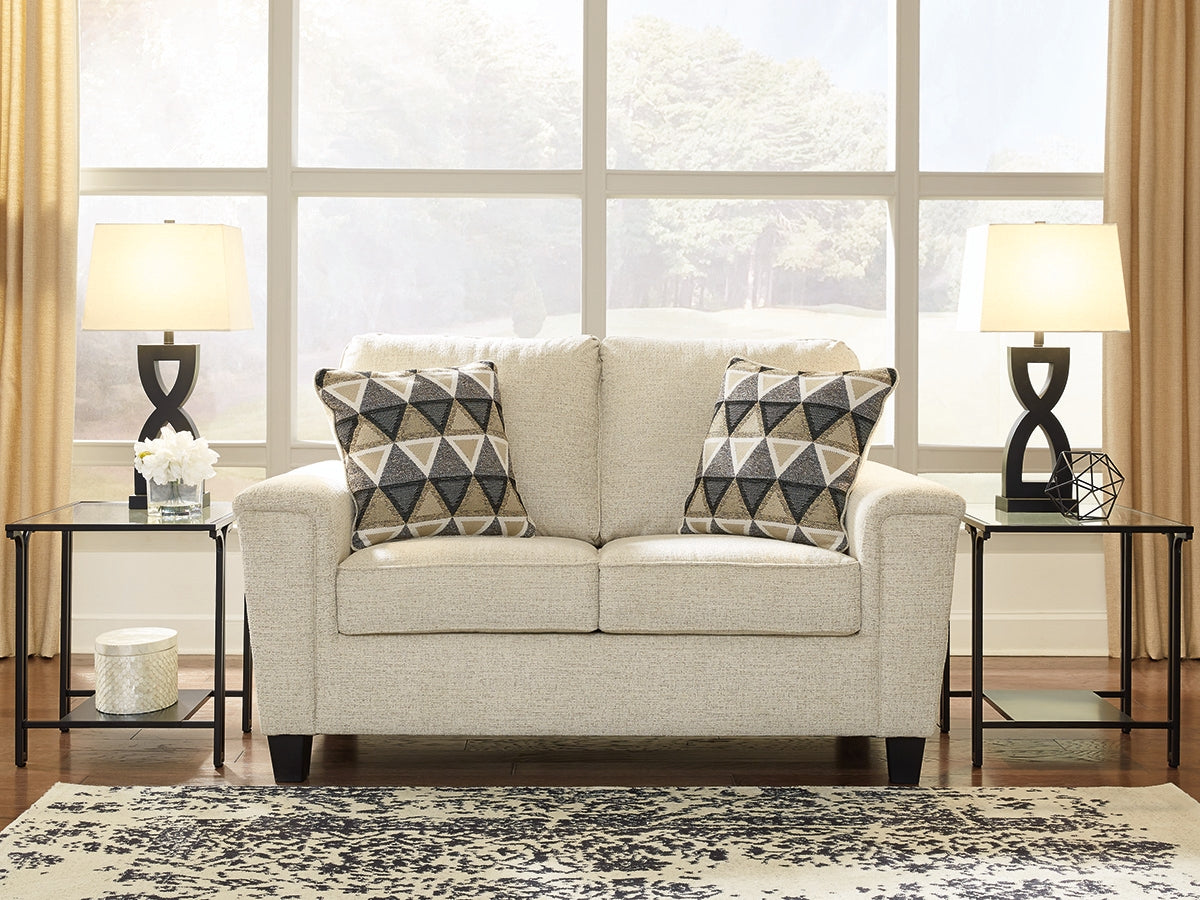 3 Brothers Decor - Ashley Furniture - Abinger Living Room - Loveseat / Natural - 8390435