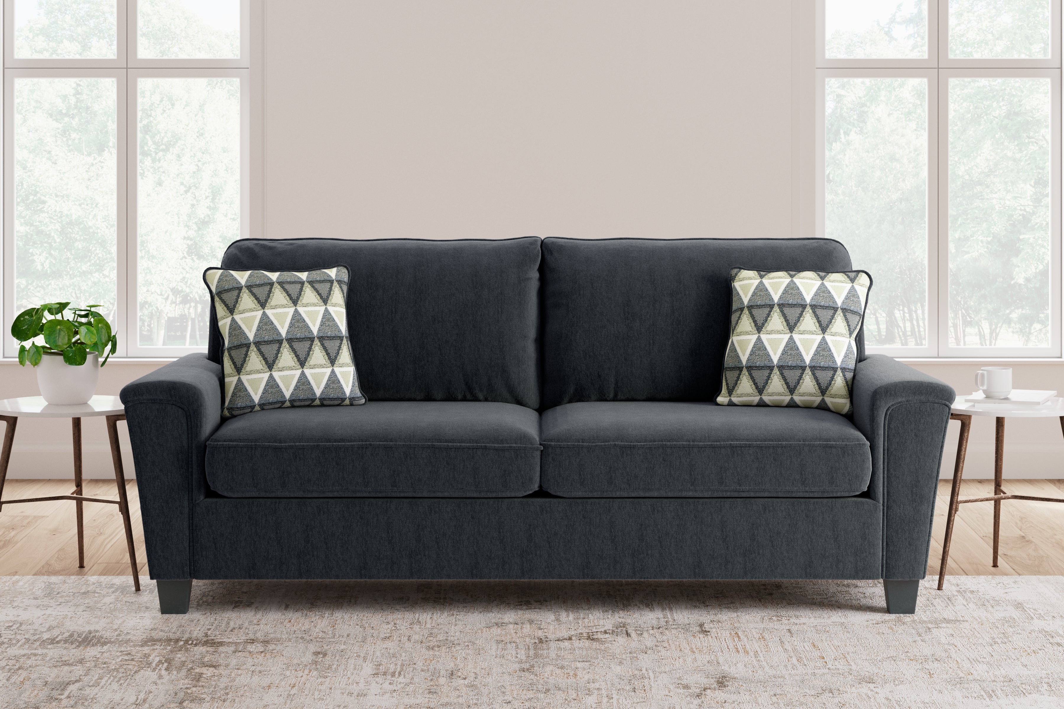 3 Brothers Decor - Ashley Furniture - Abinger Living Room - Sofa / Smoke - 8390538