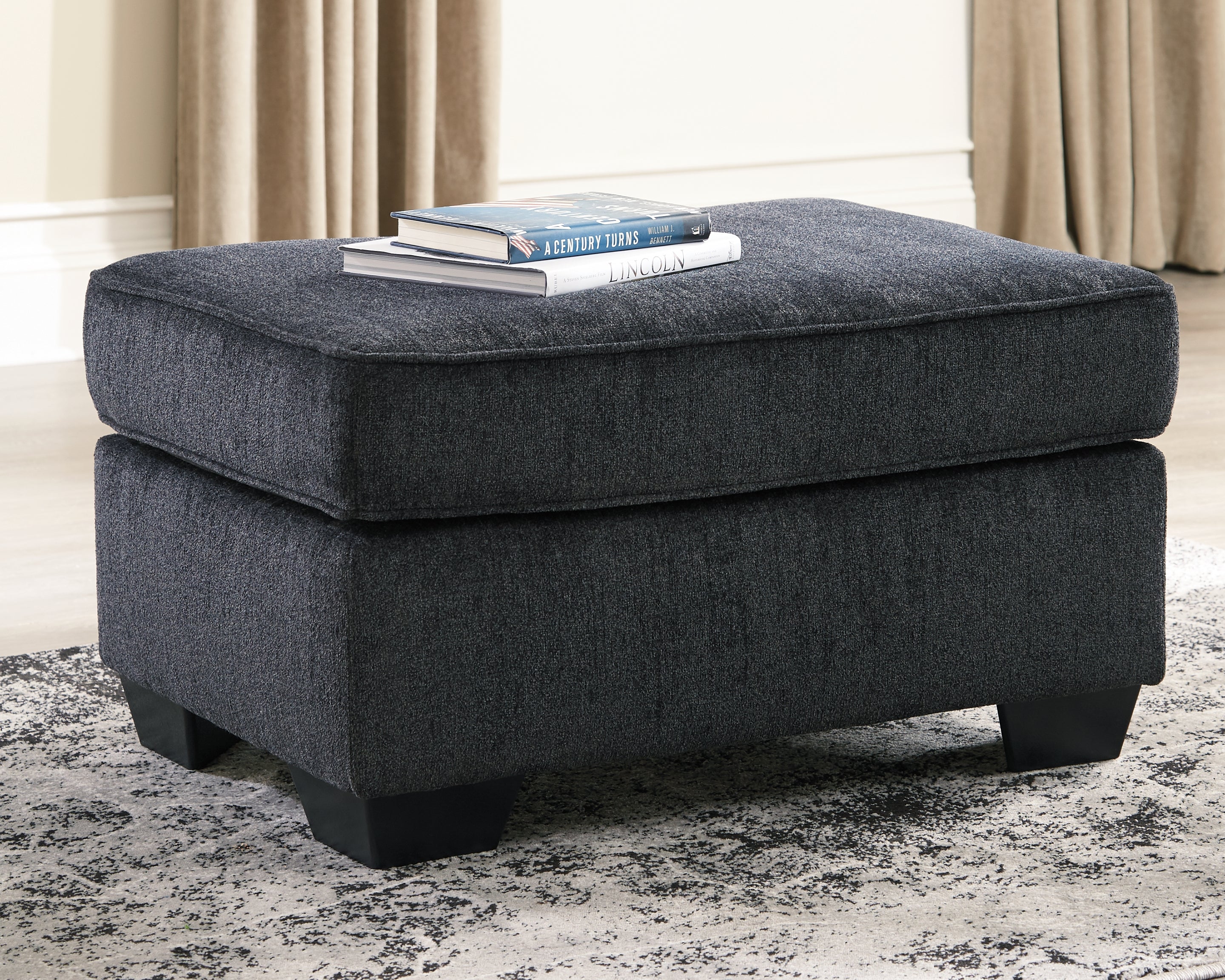 3 Brothers Decor - Ashley Furniture - Altari Living Room - Ottoman / Slate - 8721314