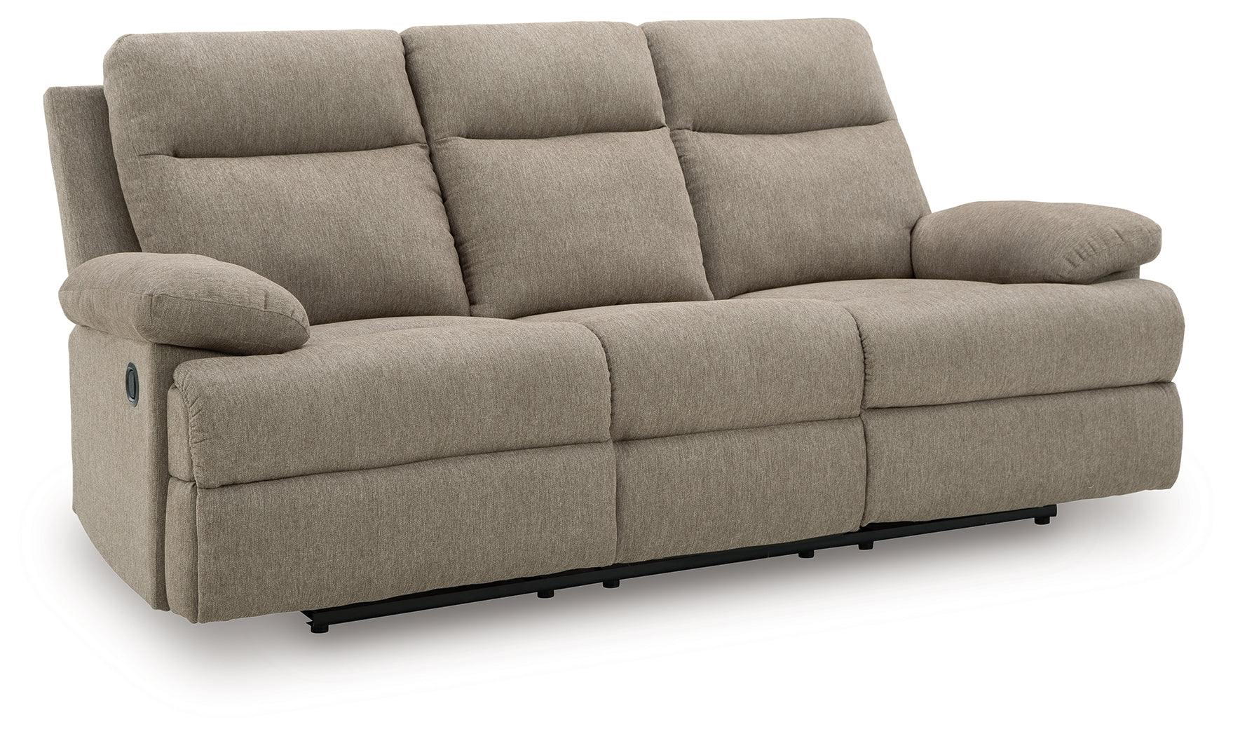 3 Brothers Decor - Ashley Furniture - Side-Swipe Living Room - REC Sofa w/Drop Down Table / Mocha - PC9140589