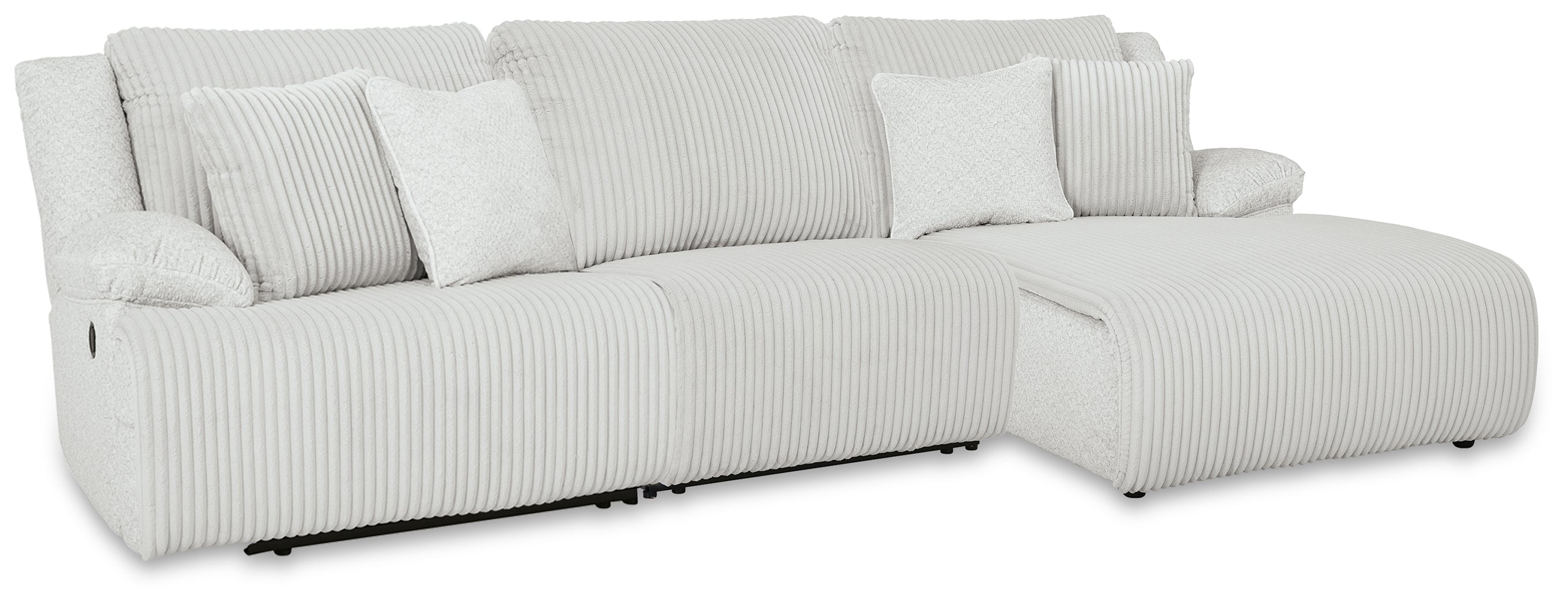 3 Brothers Decor - Ashley Furniture - Top Tier Sectional - 3-Piece Sectional Chofa / Alloy - 92706S10