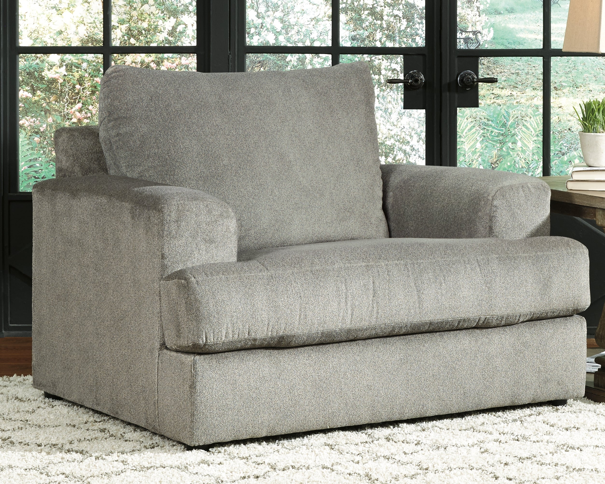 3 Brothers Decor - Ashley Furniture - Soletren Living Room - Chair and a Half / Ash - 9510323