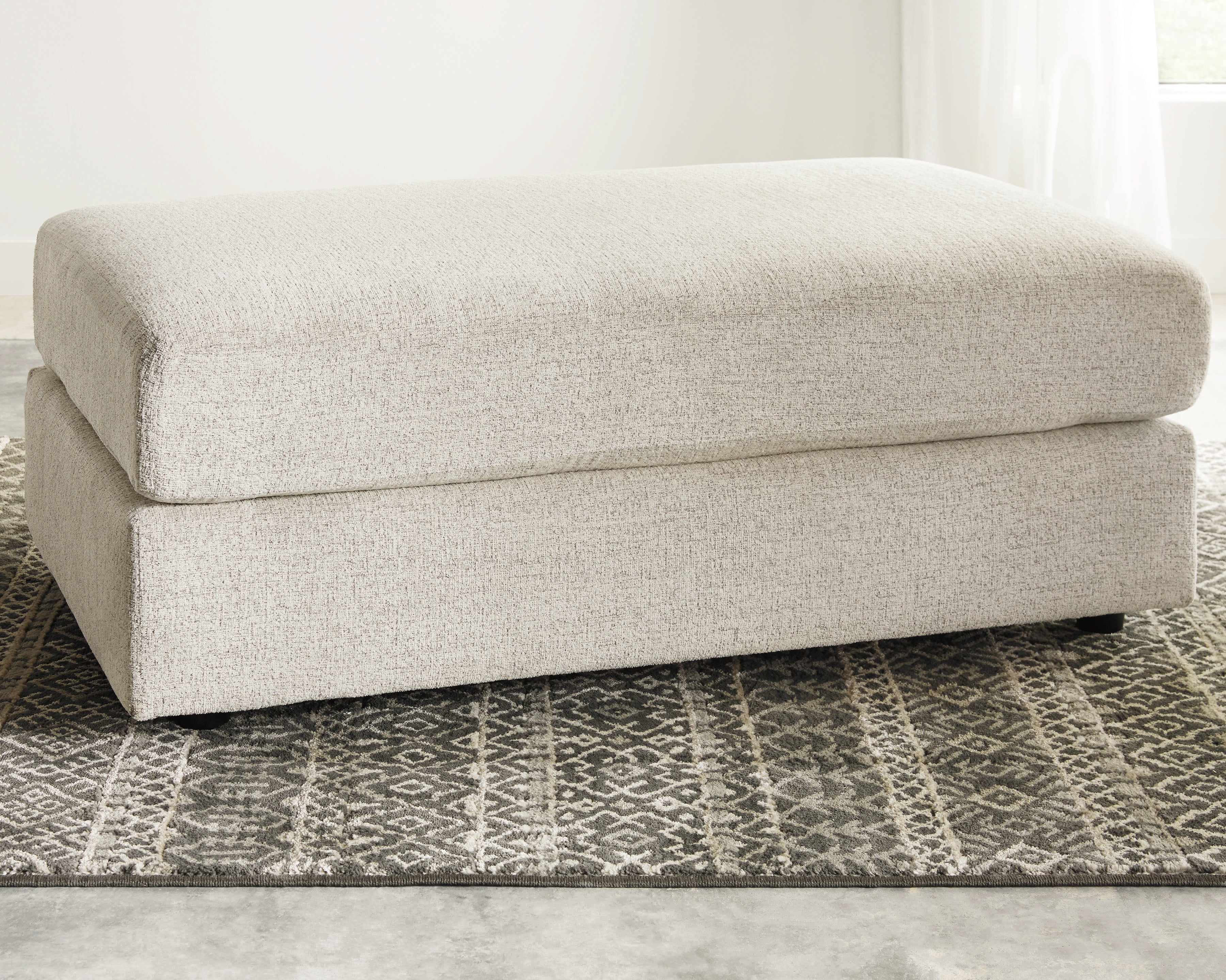3 Brothers Decor - Ashley Furniture - Soletren Living Room - Oversized Accent Ottoman / Stone - 9510408