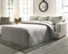 3 Brothers Decor - Ashley Furniture - Soletren Living Room - Queen Sofa Sleeper / Stone - 9510439