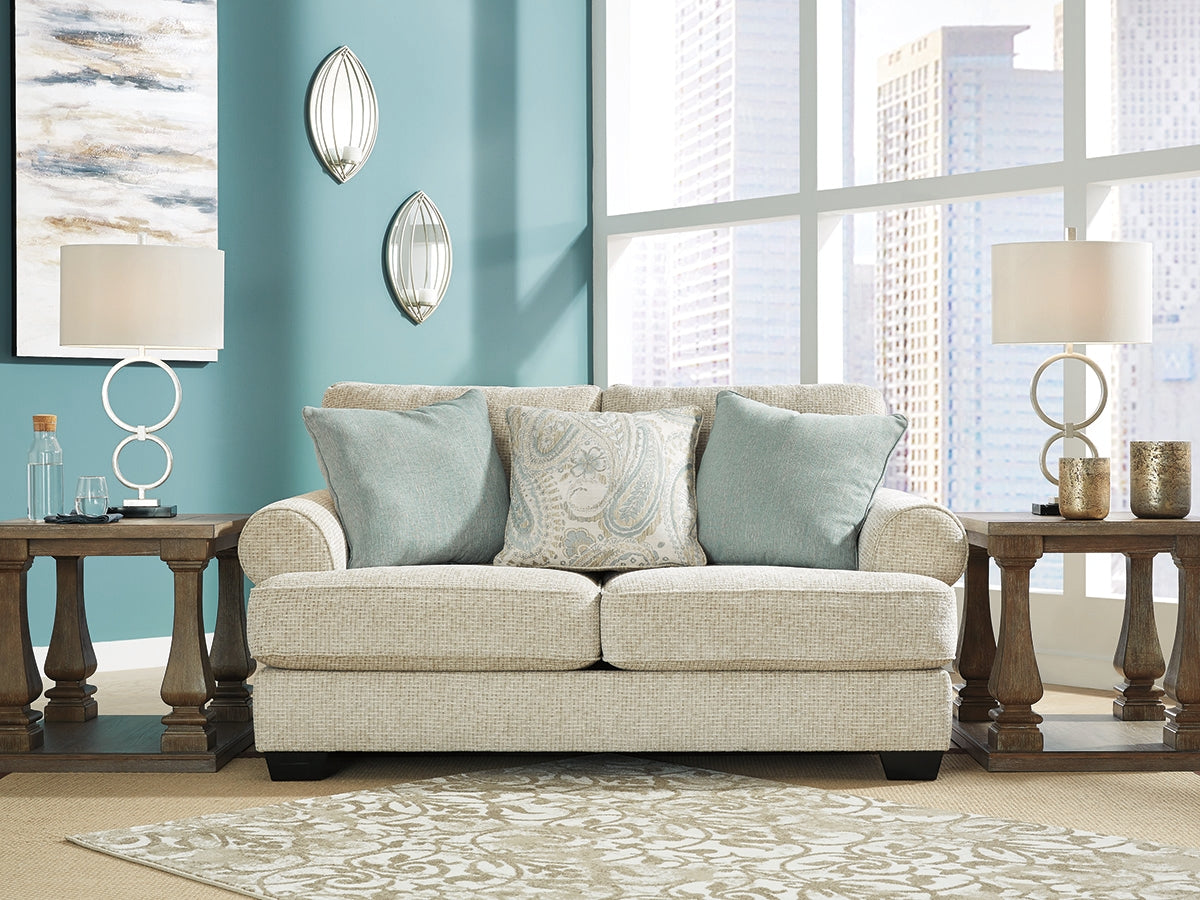 3 Brothers Decor - Ashley Furniture - Monaghan Living Room - Loveseat / Sandstone - 9620535