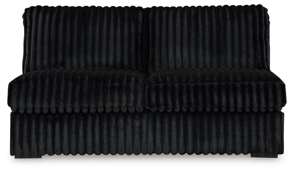 3 Brothers Decor - Ashley Furniture - Midnight-Madness 4-Piece Sectional - 4-Piece Sectional / Onyx - 98103U11