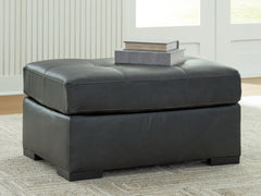 3 Brothers Decor - Ashley Furniture - Brindley Pier Living Room - Oversized Accent Ottoman / Fog - 9950308