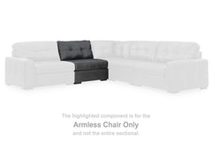 3 Brothers Decor - Ashley Furniture - Brindley Pier Sectional - Armless Chair / Fog - 9950346