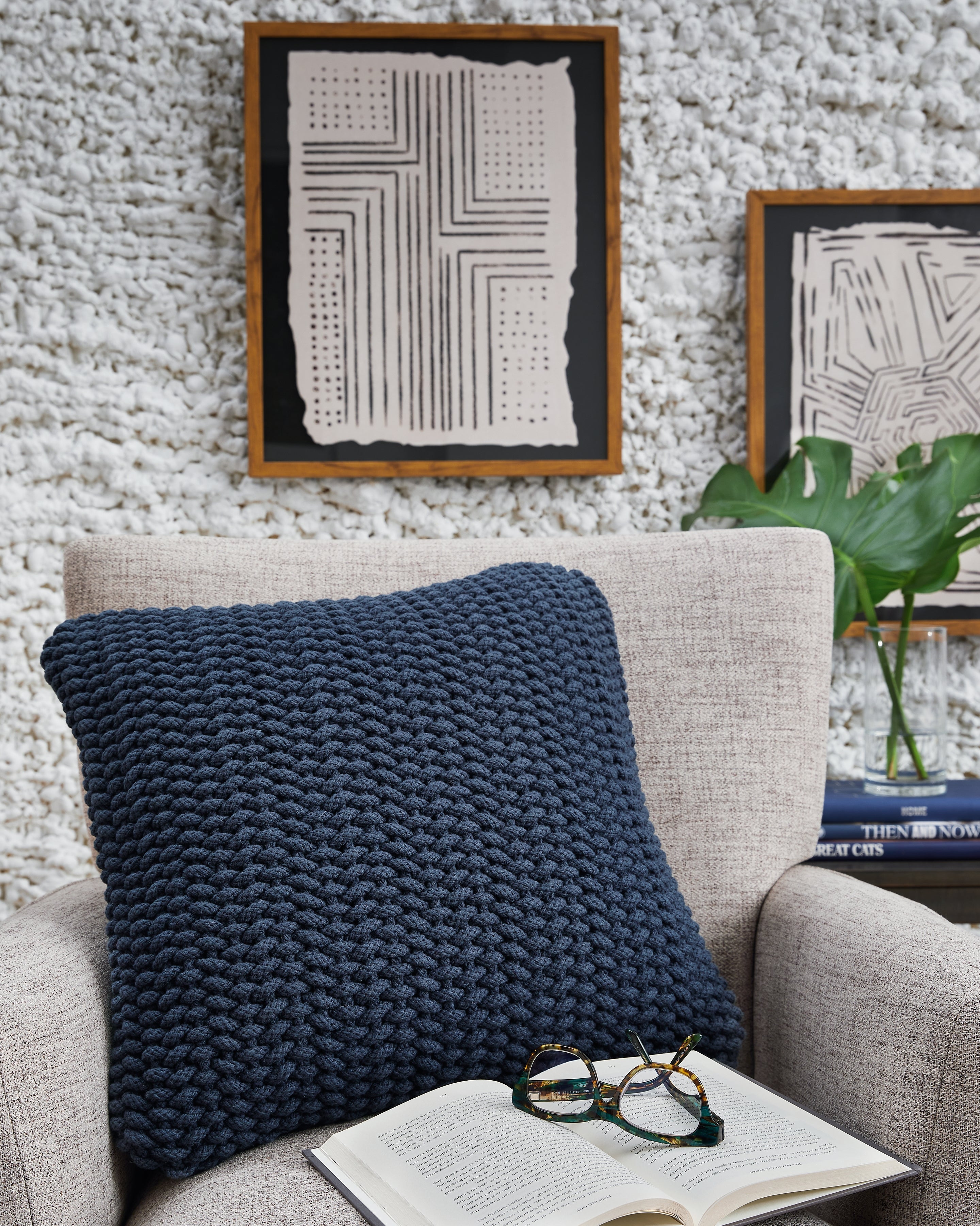 3 Brothers Decor - Ashley Furniture - Renemore Pillows - Pillow (4/CS) / Blue - A1000473