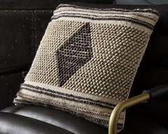 3 Brothers Decor - Ashley Furniture - Ricker Pillows - Pillow (4/CS) / Gray/Cream - A1000804
