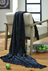 3 Brothers Decor - Ashley Furniture - Tamish Throw (Set of 3) - Throw (3/CS) / Blue - A1001022