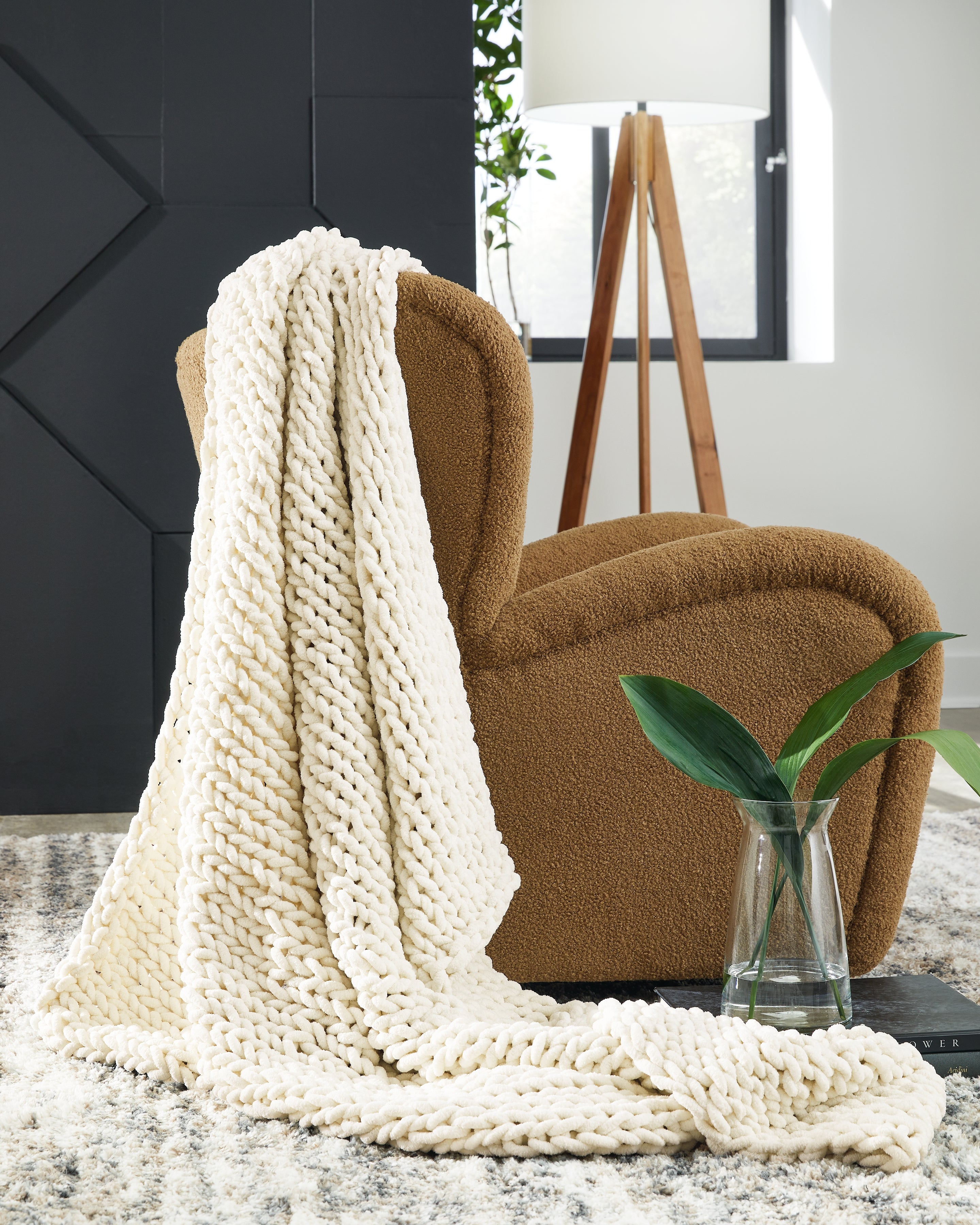 3 Brothers Decor - Ashley Furniture - Chaddon Throw (Set of 3) - Throw (3/CS) / Ivory - A1001060