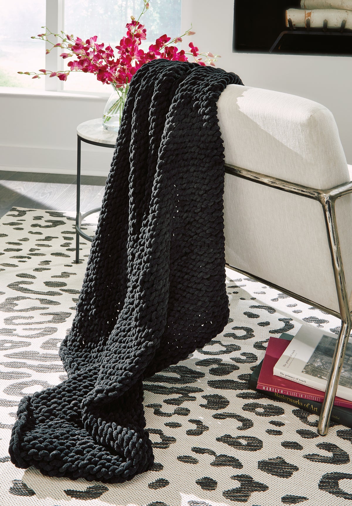 3 Brothers Decor - Ashley Furniture - Chaddon Throw (Set of 3) - Throw (3/CS) / Black - A1001061