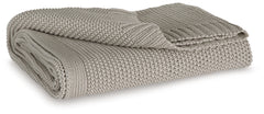 3 Brothers Decor - Ashley Furniture - Gayelery Throw (Set of 3) - Throw (3/CS) / Gray - A1001085