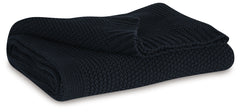 3 Brothers Decor - Ashley Furniture - Gayelery Throw (Set of 3) - Throw (3/CS) / Black - A1001086
